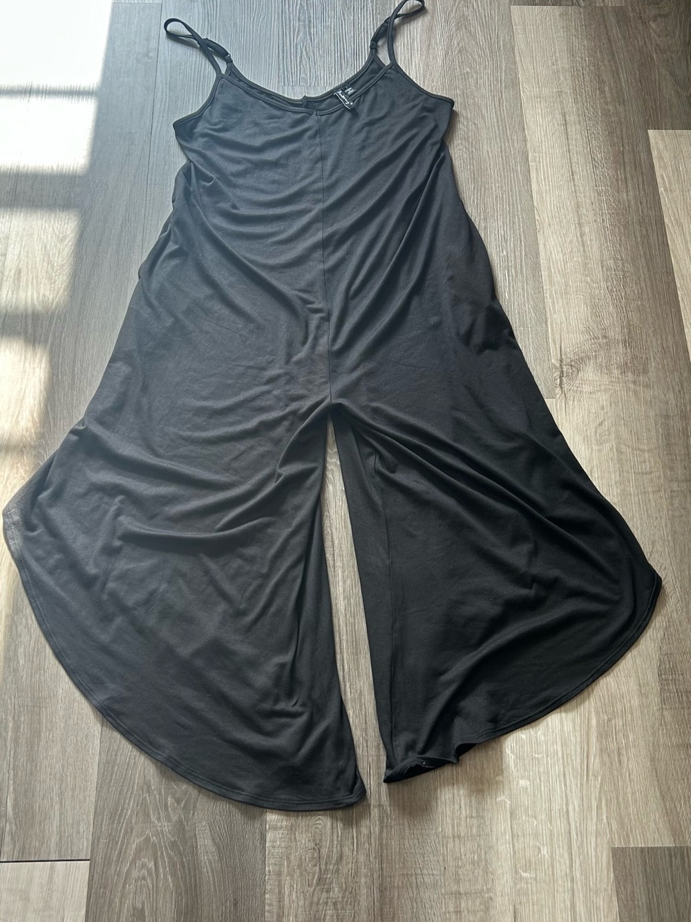 Portocruz Black Wide Leg Harem Jumpsuit Romper NWOT Size S Boho